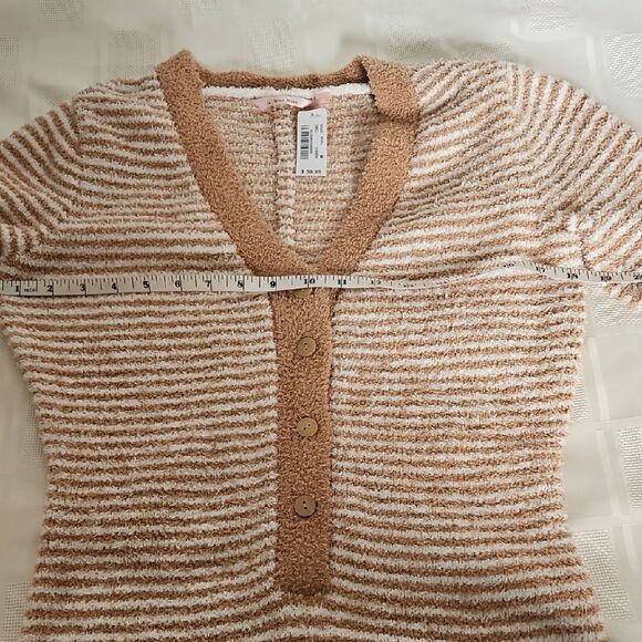 Striped Tan Lounge Wear Jumper - Picture 7 of 16